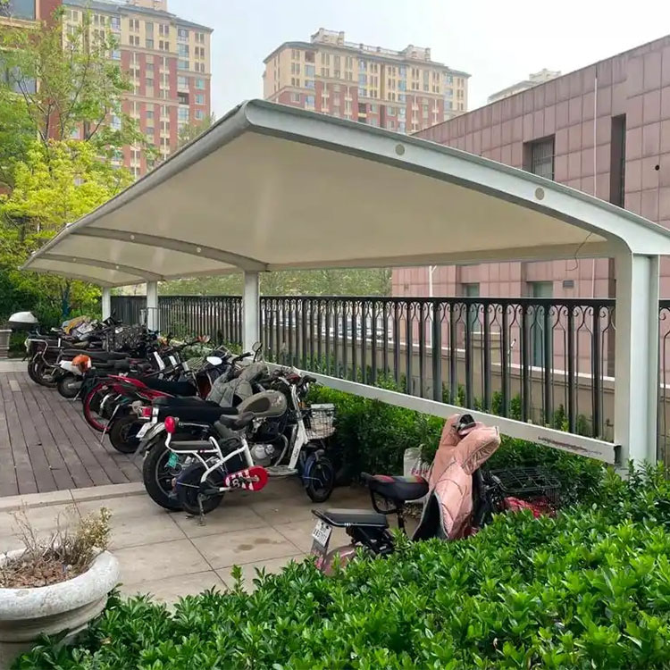 建瓯市膜结构电动车棚